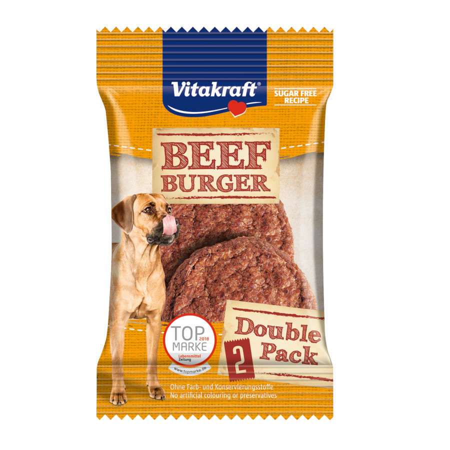 Vitakraft Beef Burger snack para perros, , large image number null